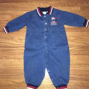 Vintage denim one piece